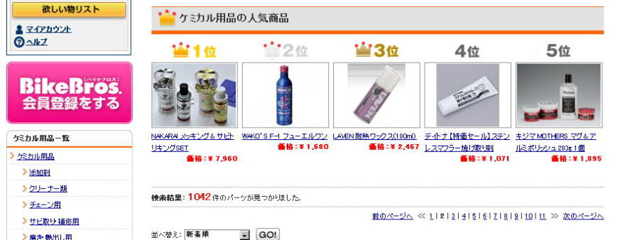 クロームメッキ・手入れ